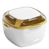 Denture Bath False Teeth Case, Cleaning Cup | LeakProof Denture Bath With Strainer Basket, Portable Cup Retainer Box, Storage Container For Dentures, Mouthguard And Jewelry, Soaking Kit view 1