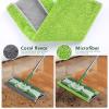 Microfiber Mops for Floor Cleaning,Masthome Professional Floor Mops with Washable Pads 4pcs,Wet Dry Use Flat Mop with 59'' Long Stainless Steel Handle,dust mop for Hardwood Floors Suitable Office Home view 2