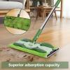 Microfiber Mops for Floor Cleaning,Masthome Professional Floor Mops with Washable Pads 4pcs,Wet Dry Use Flat Mop with 59'' Long Stainless Steel Handle,dust mop for Hardwood Floors Suitable Office Home view 4