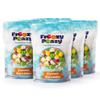 Freezy Peazy Freeze Dried Candy, Classic Rainbow Crunch, Crispy Crunchy Fruit Candy, No Melt Shelf Stable Snack for Lunchbox or Road Trip, Resealable Pouches, 2.5 oz (Pack of 6) view 1