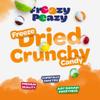 Freezy Peazy Freeze Dried Candy, Classic Rainbow Crunch, Crispy Crunchy Fruit Candy, No Melt Shelf Stable Snack for Lunchbox or Road Trip, Resealable Pouches, 2.5 oz (Pack of 6) view 2
