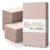 Party Solids Peach Scalloped Napkins Disposable 20 Pcs 3-Ply Peach Scalloped Dinner Napkins Disposable Decorative for Dinners & Parties, Paper Guest Towels for Bathroom & Party Supplies view 1