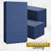 Party Solids Blue Scalloped Napkins Disposable 100 Pcs 3-Ply Blue Scalloped Dinner Napkins Disposable Decorative for Dinners & Parties, Paper Guest Towels for Bathroom & Party Supplies view 4