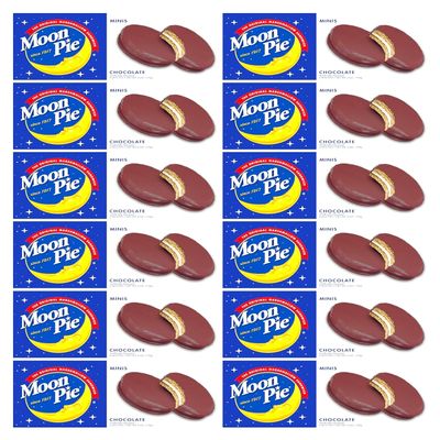 Marshmellow- Cookies 72 Count (12 Boxes, 6 Each) Individually Wrapped Bulk Snacks for Office, Staff, Clients, Meetings, Training, Events Wholesale Treats Case x 1 (Chocolate)