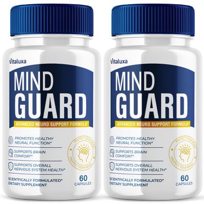 (2 Pack) Mind Guard Brain Supplement Capsules, MindGuard Memory Pills Brain Health Nootropic Booster Clarity Focus Advanced Formula Premium Cognitive Function Support All Natural Ingredients (120 Ct)