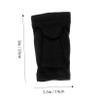 PartyKindom Black Elbow Sleeve with Thick Sponge Padding Breathable Sweat Resistant Elbow Protection Brace for Tennis Weightlifting Sports Support and Injury Relief for Men and Women view 2