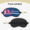 Lung Cancer Awareness Month Sleep Eye Mask Blindfold for Women Men Travel Work Meditation Yoga view 2