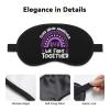 Elder Abuse Awareness Sleep Eye Mask Blindfold for Women Men Travel Work Meditation Yoga view 3