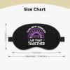 Elder Abuse Awareness Sleep Eye Mask Blindfold for Women Men Travel Work Meditation Yoga view 4