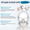 2 Packs Memory Foam Nasal Mask Cushion (M) for ResMed AirTouch N20 & AirFit N20, Highlights Leak-Free Seal with Brown Memory Foam CPAP Technology - Medium view 4