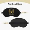 Childhood Cancer Awareness Month Sleep Eye Mask Blindfold for Women Men Travel Work Meditation Yoga view 2