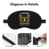 Childhood Cancer Awareness Month Sleep Eye Mask Blindfold for Women Men Travel Work Meditation Yoga view 3