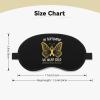 Childhood Cancer Awareness Month Sleep Eye Mask Blindfold for Women Men Travel Work Meditation Yoga view 4