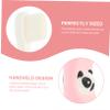 Beatifufu 3Pcs Toothbrushes with Soft Bristles Cartoon Candy Color Panda Silicone Handle Ergonomic Design for Durable Material Comfortable and Safe Household Toothbrush Random Color view 3