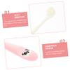 Beatifufu 3Pcs Toothbrushes with Soft Bristles Cartoon Candy Color Panda Silicone Handle Ergonomic Design for Durable Material Comfortable and Safe Household Toothbrush Random Color view 4