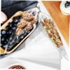 Baluue Cone Clear Cellophane Treat Packing Bags with Gold Twist Ties Transparent Wrapping Bags for Candy Cookies Chocolates Party Favor Gift Packaging view 3