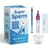 Super Sperm Check Male Fertility Test Kit, WHO-Recommended Sensitivity, Shows Normal or Low Sperm Count, at Home Sperm Test Clear Results in Minutes, Sperm Health Vasectomy Test Kit view 1