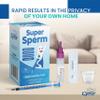 Super Sperm Check Male Fertility Test Kit, WHO-Recommended Sensitivity, Shows Normal or Low Sperm Count, at Home Sperm Test Clear Results in Minutes, Sperm Health Vasectomy Test Kit view 2