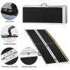 10FT Portable Wheelchair Ramp, Non-Slip Aluminum Folding Handicap Ramp, 800 LBS Capacity Wheel Chair Ramps for Home Steps, Door Threshold Scooter Ramp view 3