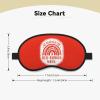 Red Ribbon Week Awareness Sleep Eye Mask Blindfold for Women Men Travel Work Meditation Yoga view 4
