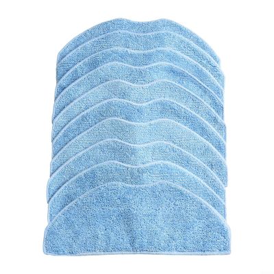 VEYFIY Microfiber Mop Cloths for Tefal for X-plorer Serie 75 S+ RG8597W Robot Vacuum Cleaner Floor Cleaning Pads(10 Pack)