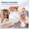 JFNoraiva Protective Mittens 2 PCS Hand Mittens with Padding on Both Sides,Stop Nail Biting,Dementia Gloves for Elder with Wide Hook and Loop Tape(White) view 4