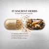 17 Herb Ayurvedic Adaptogen Blend with Turmeric Ashwagandha Shilajit Cinnamon Supplement for Stress Relief, Energy Support and Focus Vegan Non GMO 60 Capsules view 4