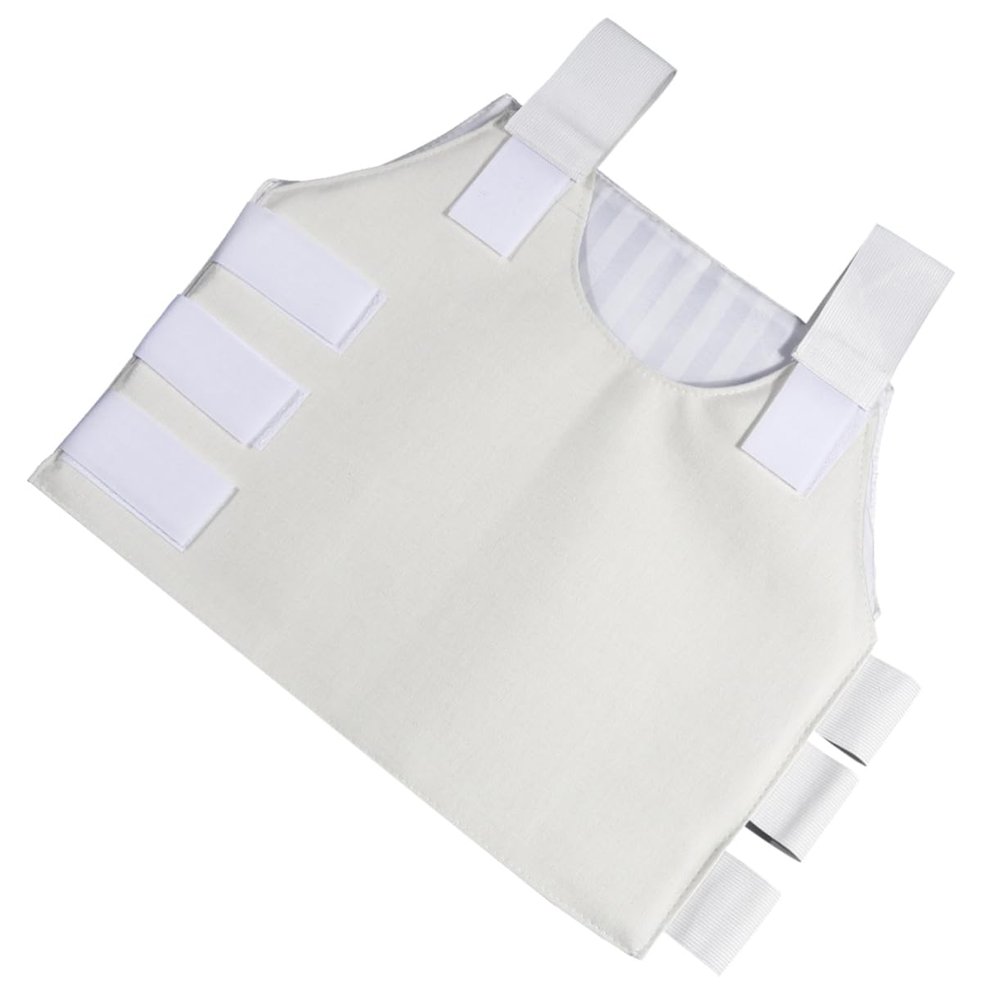 Baluue Rib Support Belt Chest Brace Breathable Lightweight Rib Binder Comfortable Chest Wrap Belt with Sweat Absorption for All Season Wear