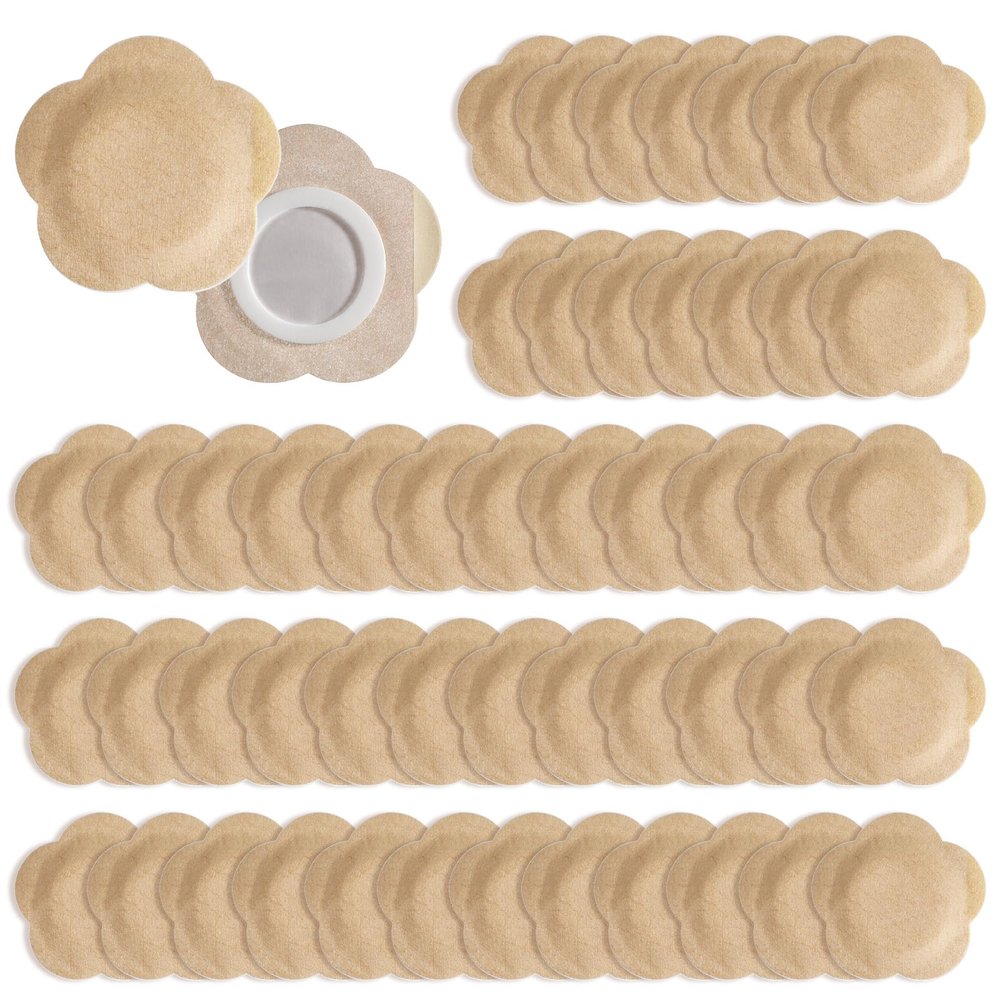 IANFAN 50 Pcs Castor Oil Patches, Castor Oil Pack Wrap for Belly Button