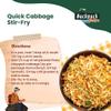 Backpack Bistro | PACK of 6 Dehydrated Finely Chopped Cabbage 8.8 oz (250 g) | Ideal for Everyday, Camping Food, Emergency & Backpacking Meals | Soups, Salads , Noodles, Stir-Fries | Vegan, Non-Bioengineered | By Pride Of India view 4