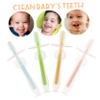 HONMEET 4pcs Silicone Toothbrush with Suction Base for Newborns and Soft Bristles for Gentle Gum and Tongue Cleaning Ergonomic Handle for Comfortable and Durable Oral Cleaner view 4