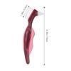 VICASKY 3pcs Double Headed Denture Cleaning Brush with Non Slip Handle Durable Hard Bristles for False Teeth Care Ergonomic Design for Easy Access Lightweight Portable Toothbrushes for view 2