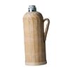 Ipetboom Traditional Handwoven Thermal Bottle Lightweight Portable Hot Water Kettle with Handle for Home Use Insulated Water Container Classic Chinese Rattan Design view 1