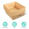 10 Pack Empty Gift Basket with Handle 9.84" X 8.39" Thick Cardboard Baskets For Gifts Empty Market Trays To Christmas Thanksgiving Fill Package Wrapping Wedding Birthday Easter Farmers Market view 4