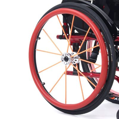 Wheelchair Push Rim Covers 24 Inch Silicone Wheelchair Push Ring Protective Cover Non-Slip and Abrasion Resistant Hand Push Cover Improve Grip and Traction