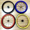 Wheelchair Pusher Cart Ring Protective Sleeve (24-Inch/One Pair) Silicone Hand Push Cover Non-Slip Improve Grip and Traction view 2