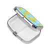 2 Compartments Travel Pill Organizer Box Small Pill Case for Pocket Purse for Medicine Vitamin (Yellow Rubber Ducks) view 2
