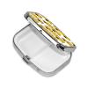 2 Compartments Travel Pill Case School Bus for Pocket Purse Portable Pill Container Medicine Vitamin Organizer view 2