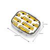 2 Compartments Travel Pill Case School Bus for Pocket Purse Portable Pill Container Medicine Vitamin Organizer view 3