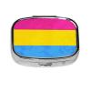 2 Compartments Travel Pill Organizer Pansexyal Pride Flag Daily Pill Case view 1