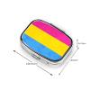 2 Compartments Travel Pill Organizer Pansexyal Pride Flag Daily Pill Case view 3