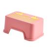 ibasenice Plastic Toilet Stool Non Slip Footstool for Durable PP Material Bathroom Step Stool with Cartoon Design Multipurpose Boost Seat for Household Use view 1