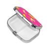 2 Compartments Travel Pill Organizer Hawaiian Banana Pink Daily Pill Case view 2