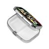 1865 Black Freedom Juneteenth Pill Box with Mirror 2 Compartment Rectangular Pill Box or Vitamins, Fish Oil, Supplements view 2