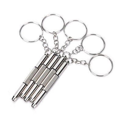 50pcs Mini 3in1 Eyeglass Screwdriver Sunglass Watch Repair Kit Tool with Keychain Eyeglass Screwdriver Repair Kit