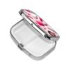 2 Compartments Travel Pill Case Modern Lady Girly Cosmetic Perfume Lipstick Pink for Pocket Purse Portable Pill Container Medicine Vitamin Organizer view 2