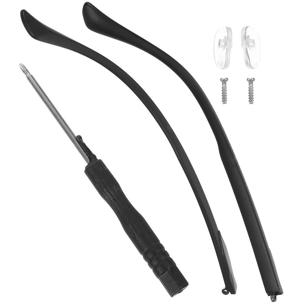 Alianm Eyeglass Replacement Temples 4Pair Universal Glasses Arm Replacement Temple Eyeglass Leg Bracket Tr90 Frame Repair Kit for Sunglasses Reading Glasses(13.70X0.60X0.50CM)