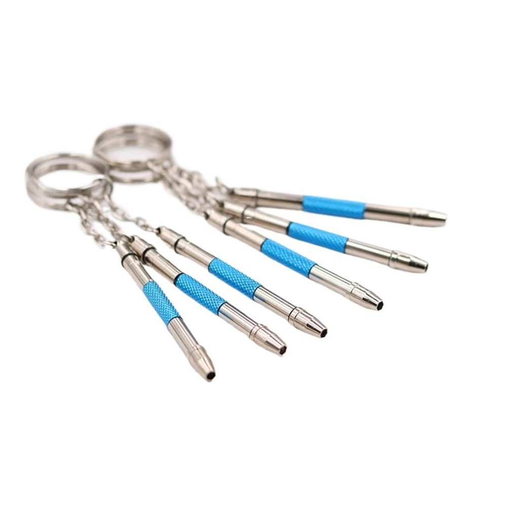 20Pcs Mini Glasses Screwdriver Keychain Set 5-in-1 Function Screwdriver Eyeglass Repair Kit for Glasses, Sunglasses