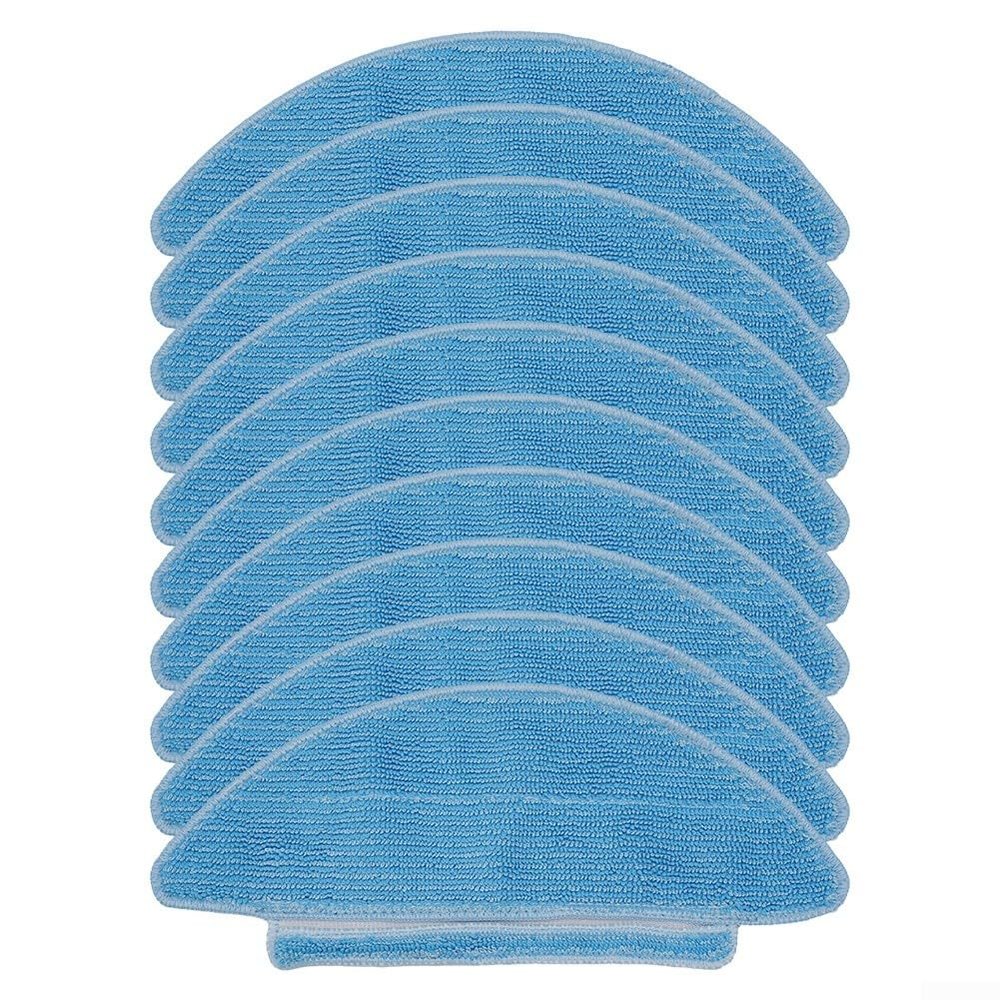 Vacuum Mop Pad Replacement Fit For Airzeen Fit For Q6 SE Robot Model CRV0009, Microfiber Cleaning Cloth Set For Floor Mopping, Washable Mop Attachment(10 Pack)