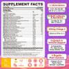 Multivitamin Filled Gummies for Teen Boys Girls 12-17, 18, 19, Kids 10+ Multivitamin with Omega 3, Calcium + Magnesium + Zinc, Multi-Minerals for Adolescent 10-19S Brain, Bone, Energy, Immune, 2Pack view 2